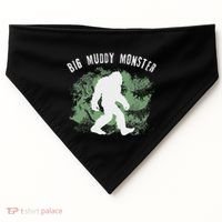 Bigfoot Big Muddy Monster Sasquatch Illinois Cryptid USA-Made Doggie Bandana thumb 0