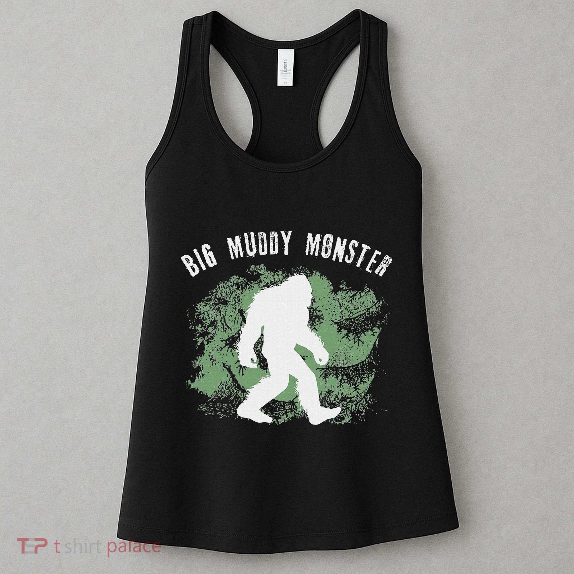 Bigfoot Big Muddy Monster Sasquatch Illinois Cryptid Women's Tank Top