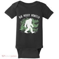 Bigfoot Big Muddy Monster Sasquatch Illinois Cryptid Baby Bodysuit thumb 0