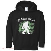 Bigfoot Big Muddy Monster Sasquatch Illinois Cryptid Toddler Hoodie thumb 0
