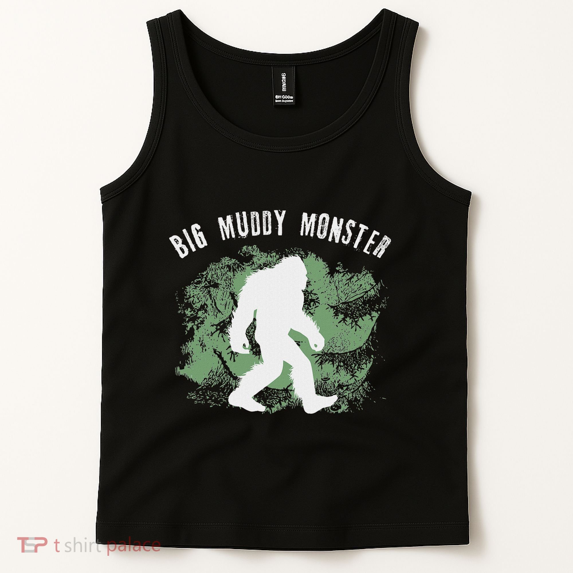 Bigfoot Big Muddy Monster Sasquatch Illinois Cryptid Tank Top