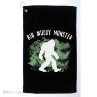 Bigfoot Big Muddy Monster Sasquatch Illinois Cryptid Golf Towel thumb 0