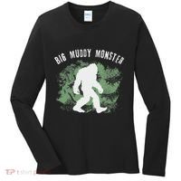 Bigfoot Big Muddy Monster Sasquatch Illinois Cryptid Women's Long Sleeve Shirt thumb 0