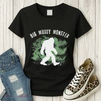 Bigfoot Big Muddy Monster Sasquatch Illinois Cryptid Women's T-Shirt thumb 3