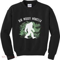 Bigfoot Big Muddy Monster Sasquatch Illinois Cryptid Kids Sweatshirt thumb 0