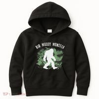 Bigfoot Big Muddy Monster Sasquatch Illinois Cryptid Kids Hoodie thumb 0