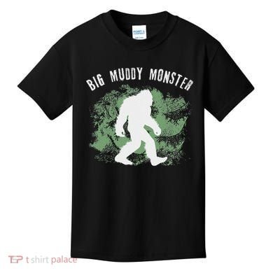 Bigfoot Big Muddy Monster Sasquatch Illinois Cryptid Kids T-Shirt
