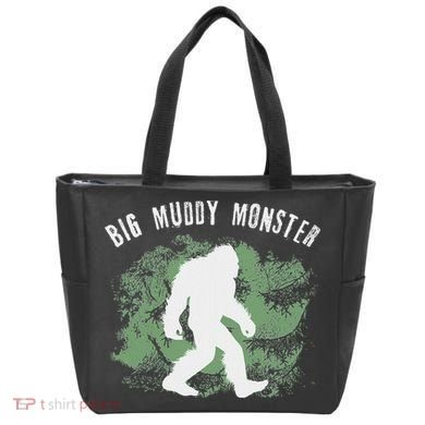 Bigfoot Big Muddy Monster Sasquatch Illinois Cryptid Tote Bag