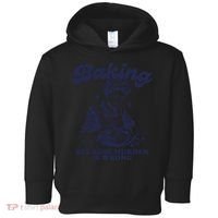Baking Because Murder Is Wrong Toddler Hoodie thumb 0