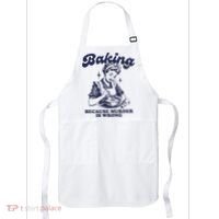 Baking Because Murder Is Wrong Apron thumb 0