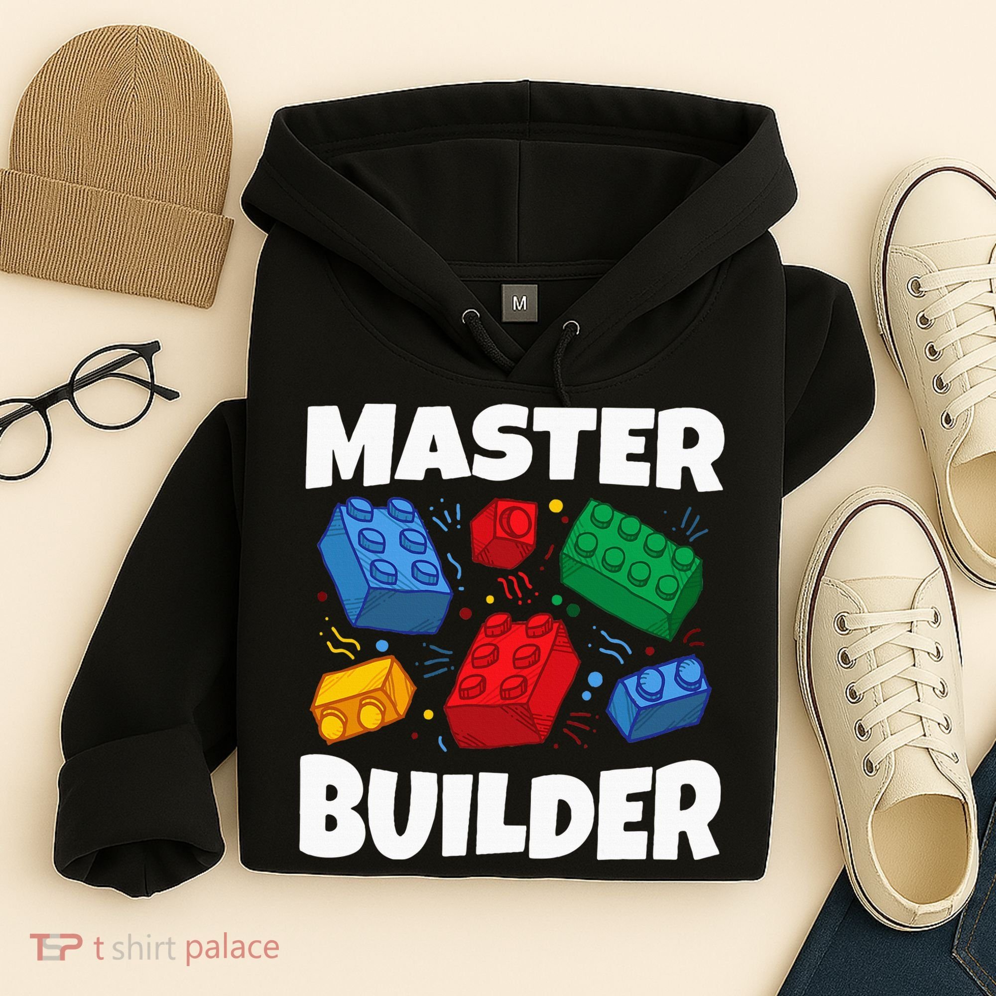 Blocks Brick Master Builder Hoodie