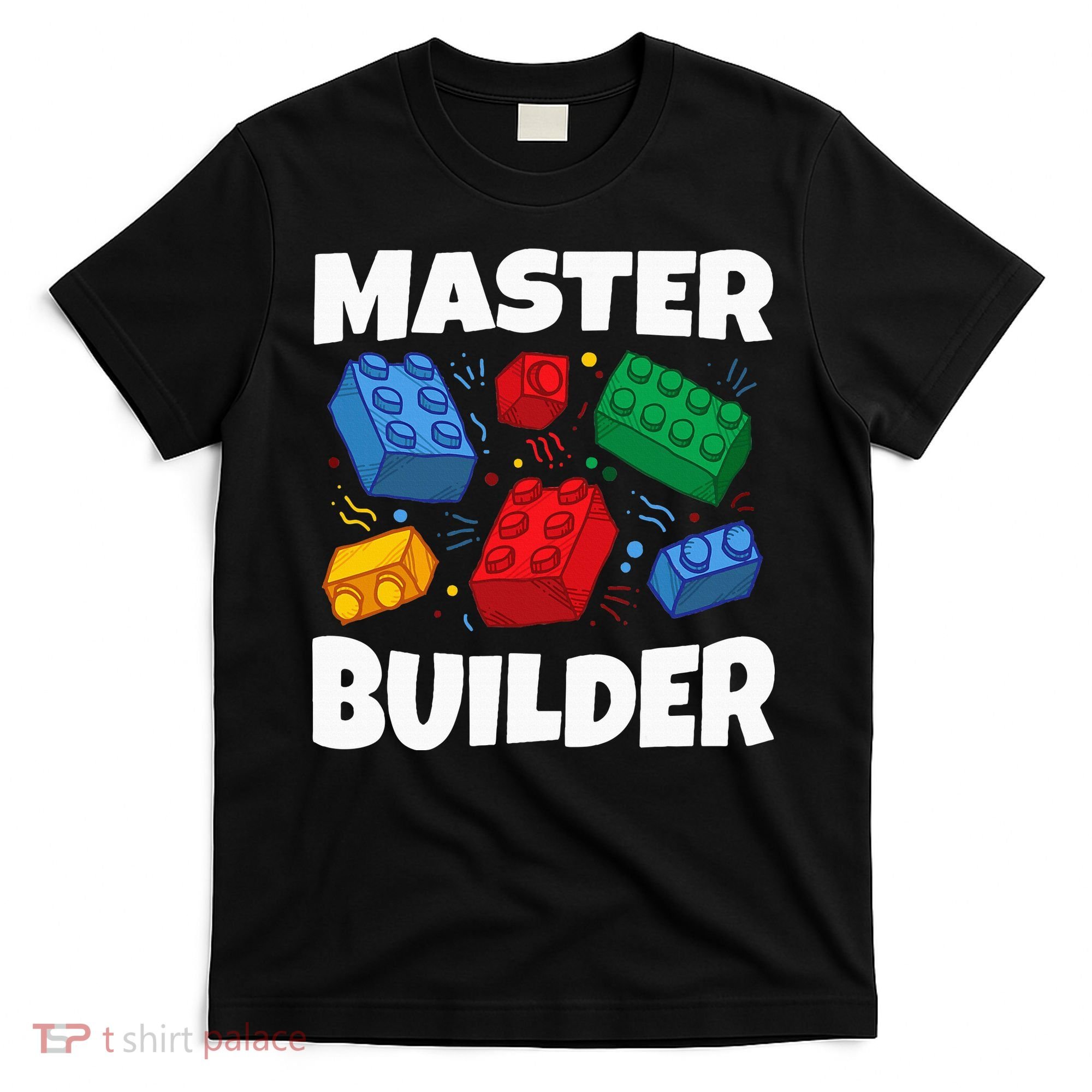 Blocks Brick Master Builder T-Shirt