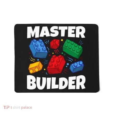 Blocks Brick Master Builder Mousepad
