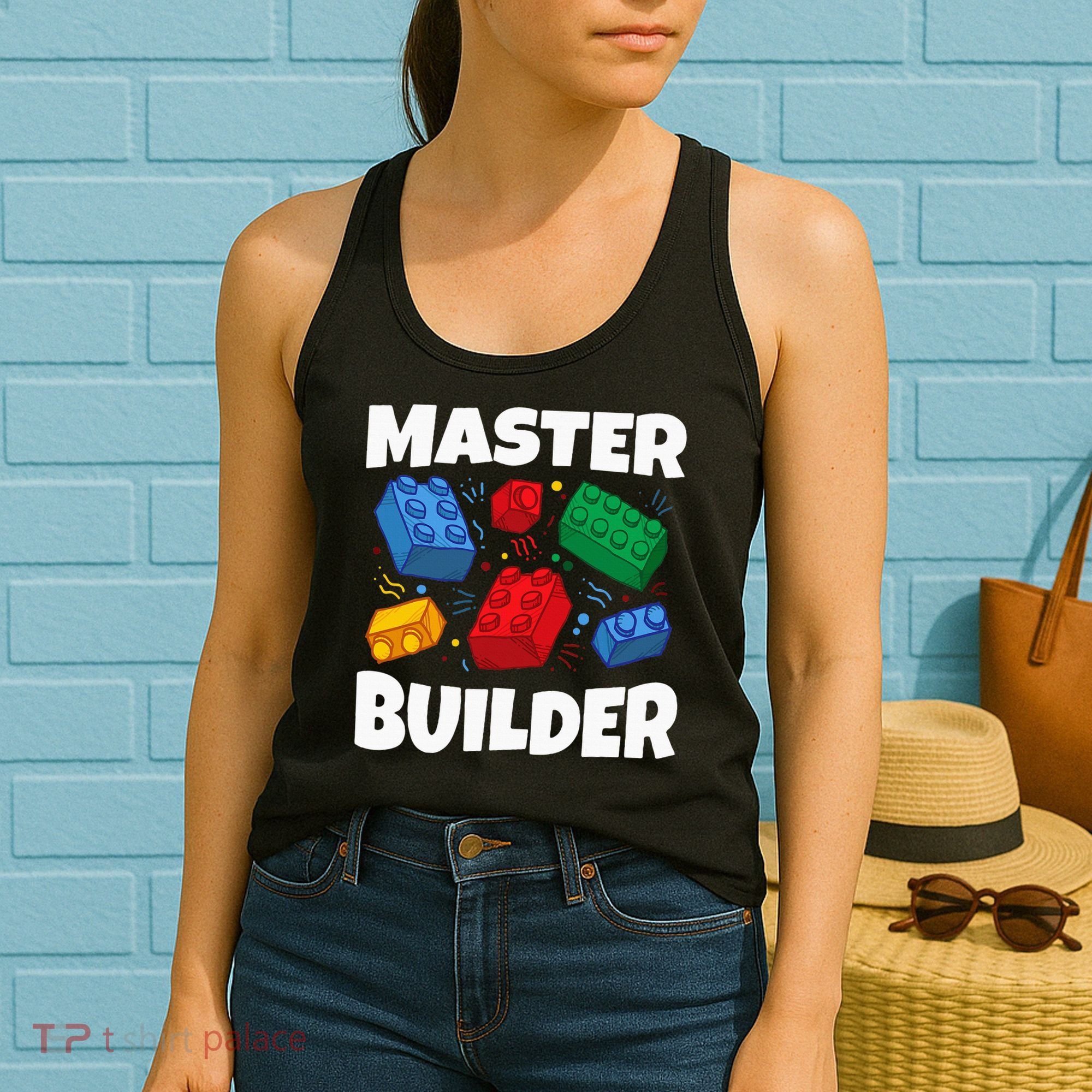 Blocks Brick Master Builder Women's Tank Top