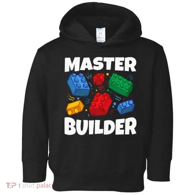 Blocks Brick Master Builder Toddler Hoodie