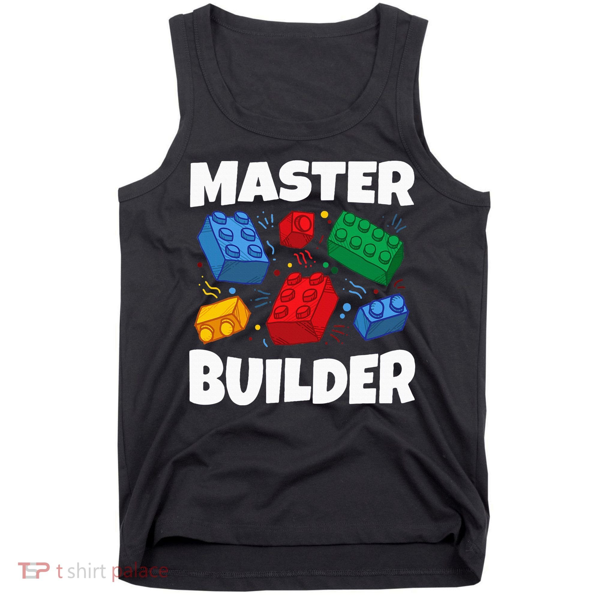 Blocks Brick Master Builder Tank Top