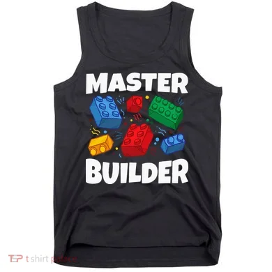 Blocks Brick Master Builder Tank Top