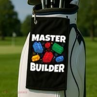 Blocks Brick Master Builder Golf Towel thumb 2
