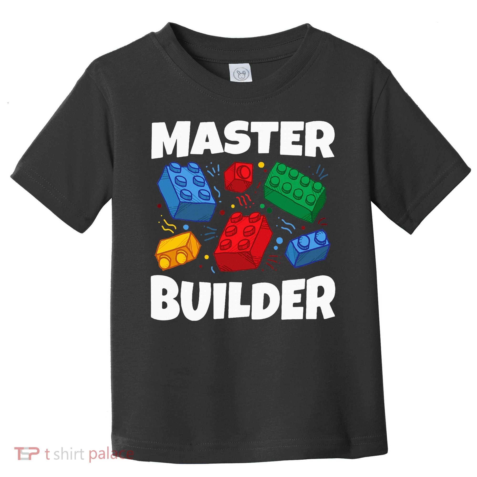 Blocks Brick Master Builder Toddler T-Shirt