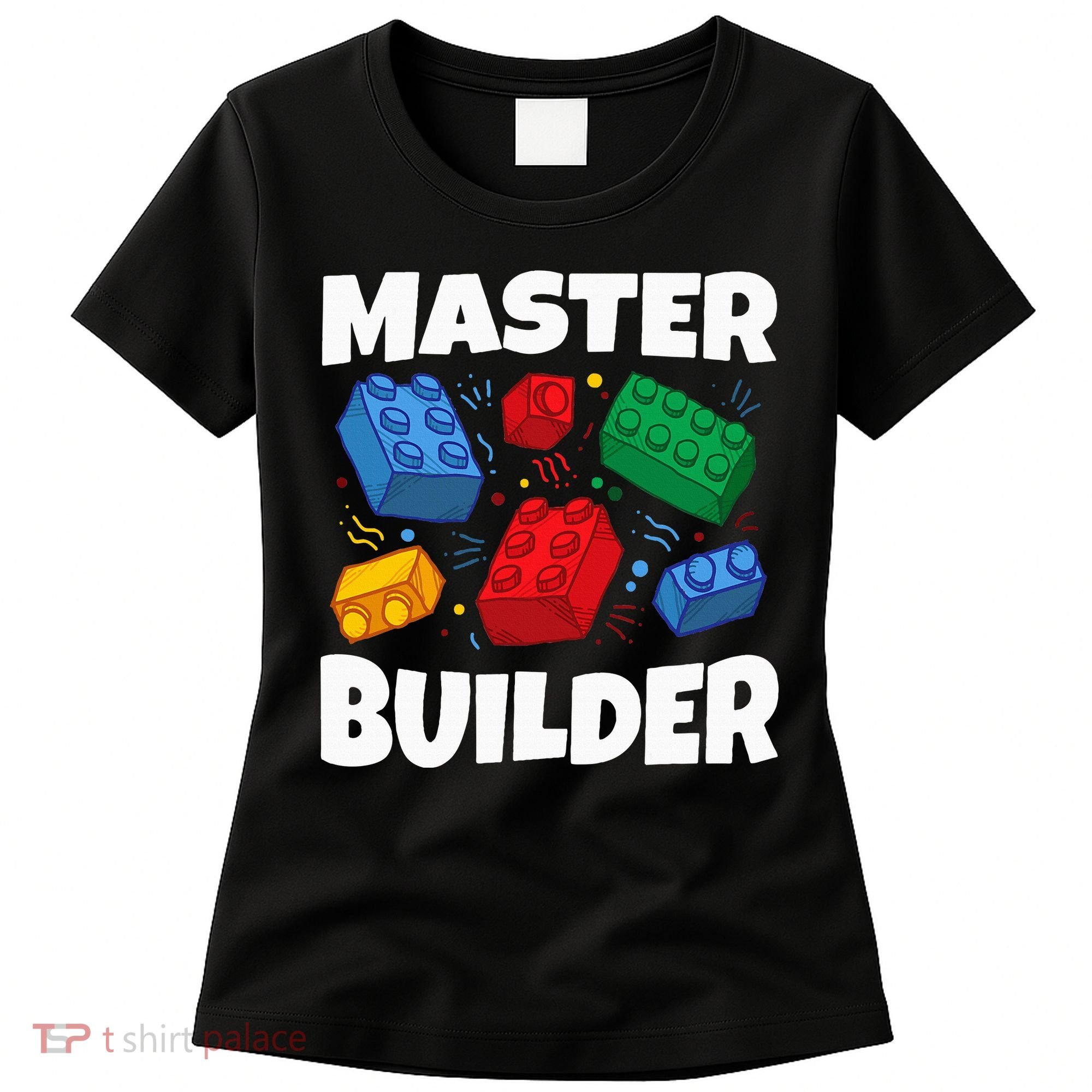 Blocks Brick Master Builder Women's T-Shirt
