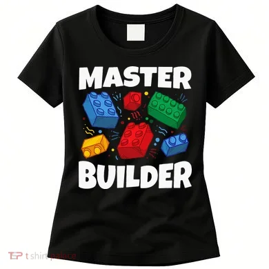 Blocks Brick Master Builder Women's T-Shirt