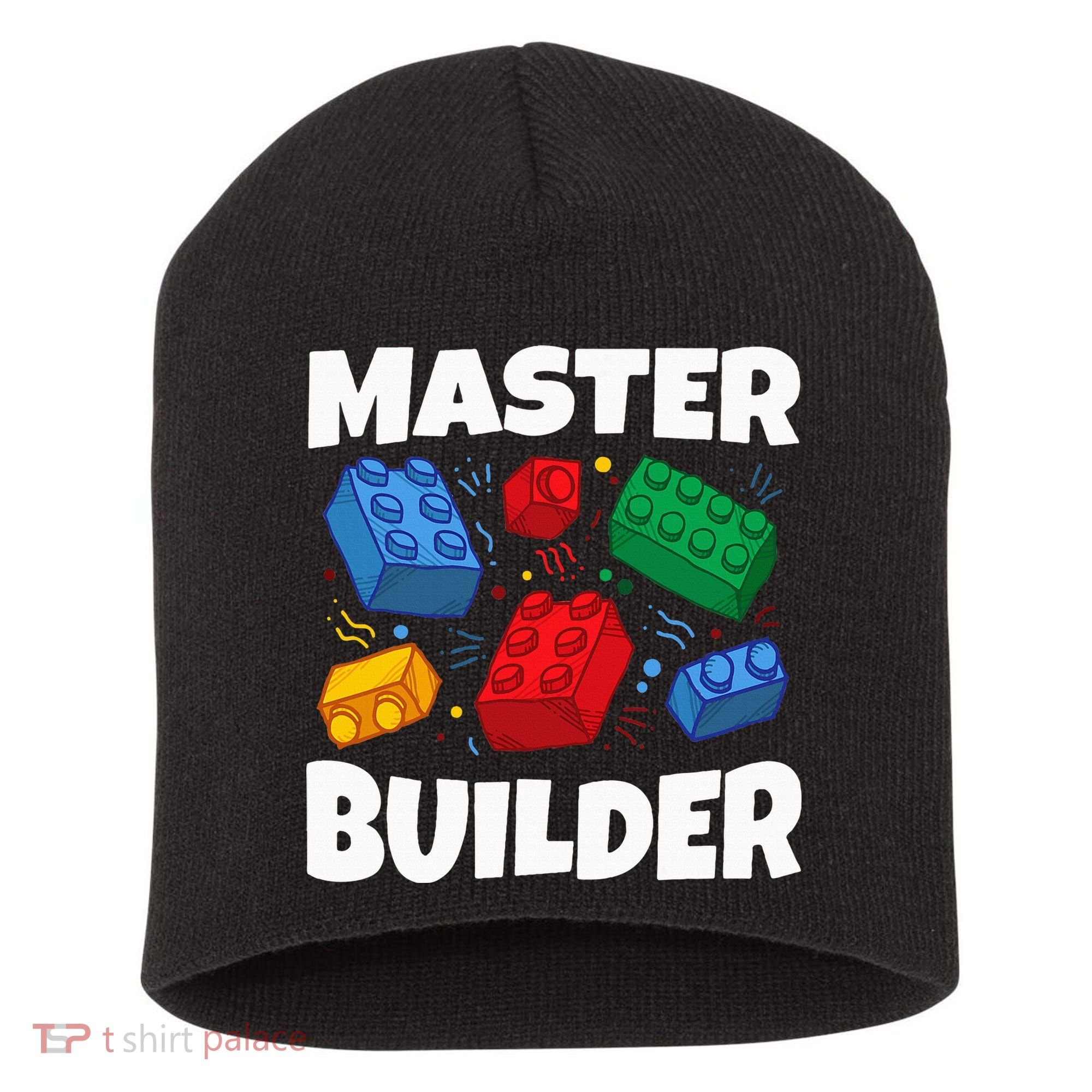 Blocks Brick Master Builder Short Acrylic Beanie