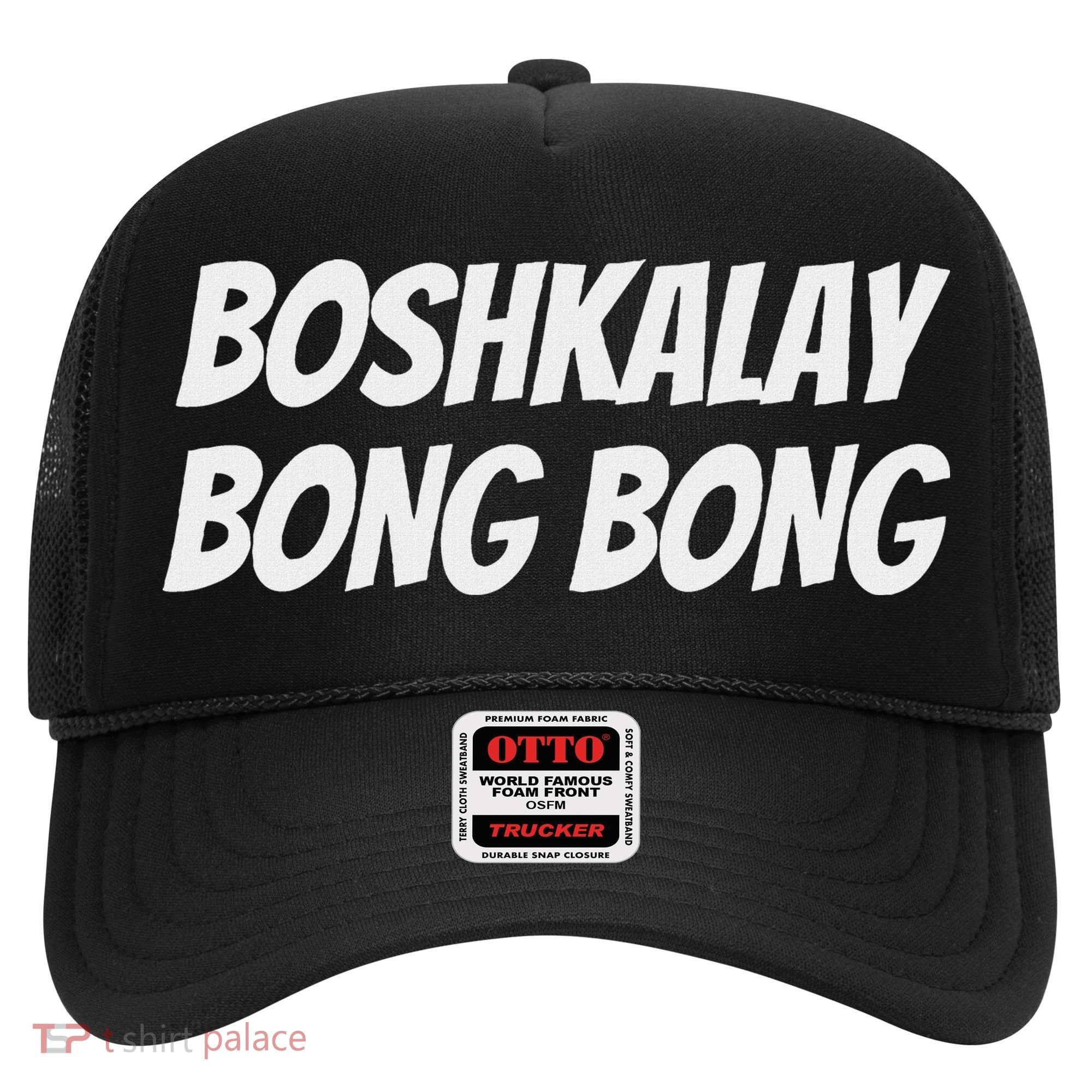 Boshkalay Bongbong Men's Black Cotton 100 Hat