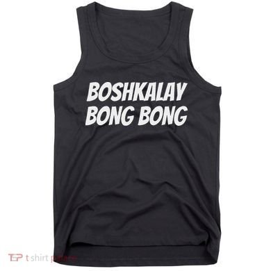 Boshkalay Bongbong Men's Black Cotton 100 Tank Top