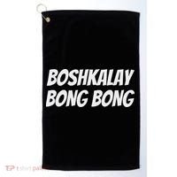 Boshkalay Bongbong Men's Black Cotton 100 Golf Towel thumb 0