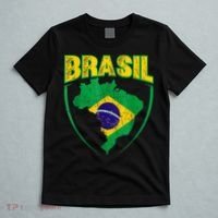 Brasil Brazilian national flag Soccer Jersey Football T-Shirt thumb 5