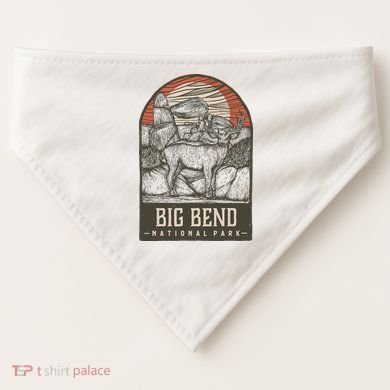 Big Bend National Park USA-Made Doggie Bandana