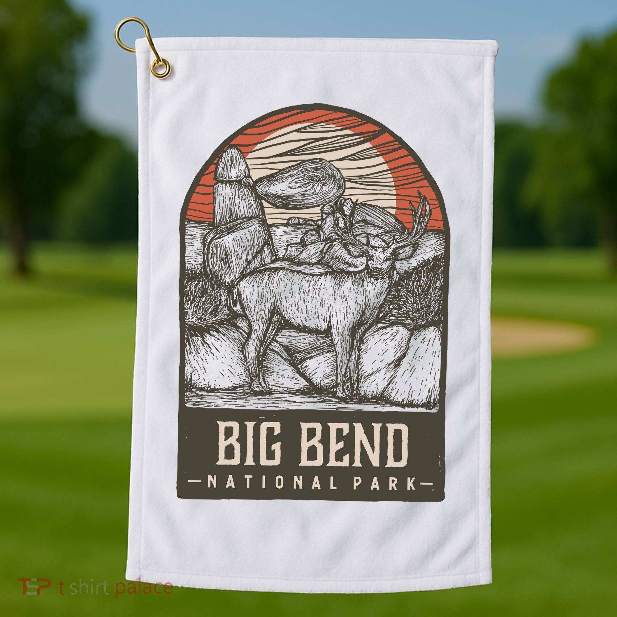 Big Bend National Park Golf Towel