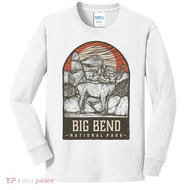 Big Bend National Park Kids Long Sleeve Shirt