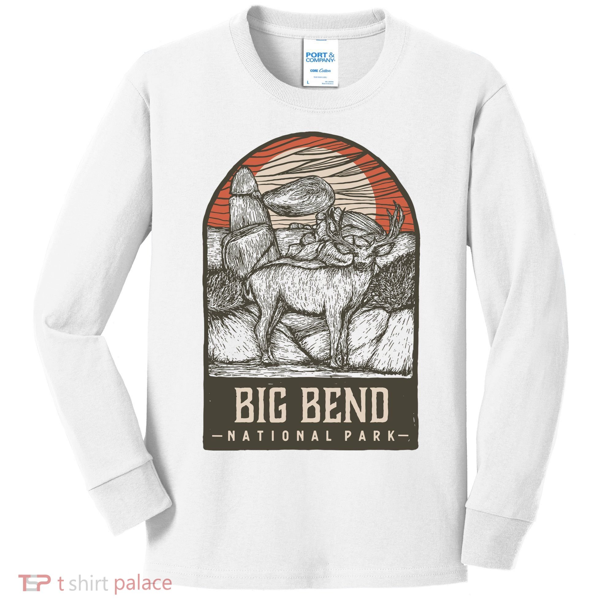 Big Bend National Park Kids Long Sleeve Shirt