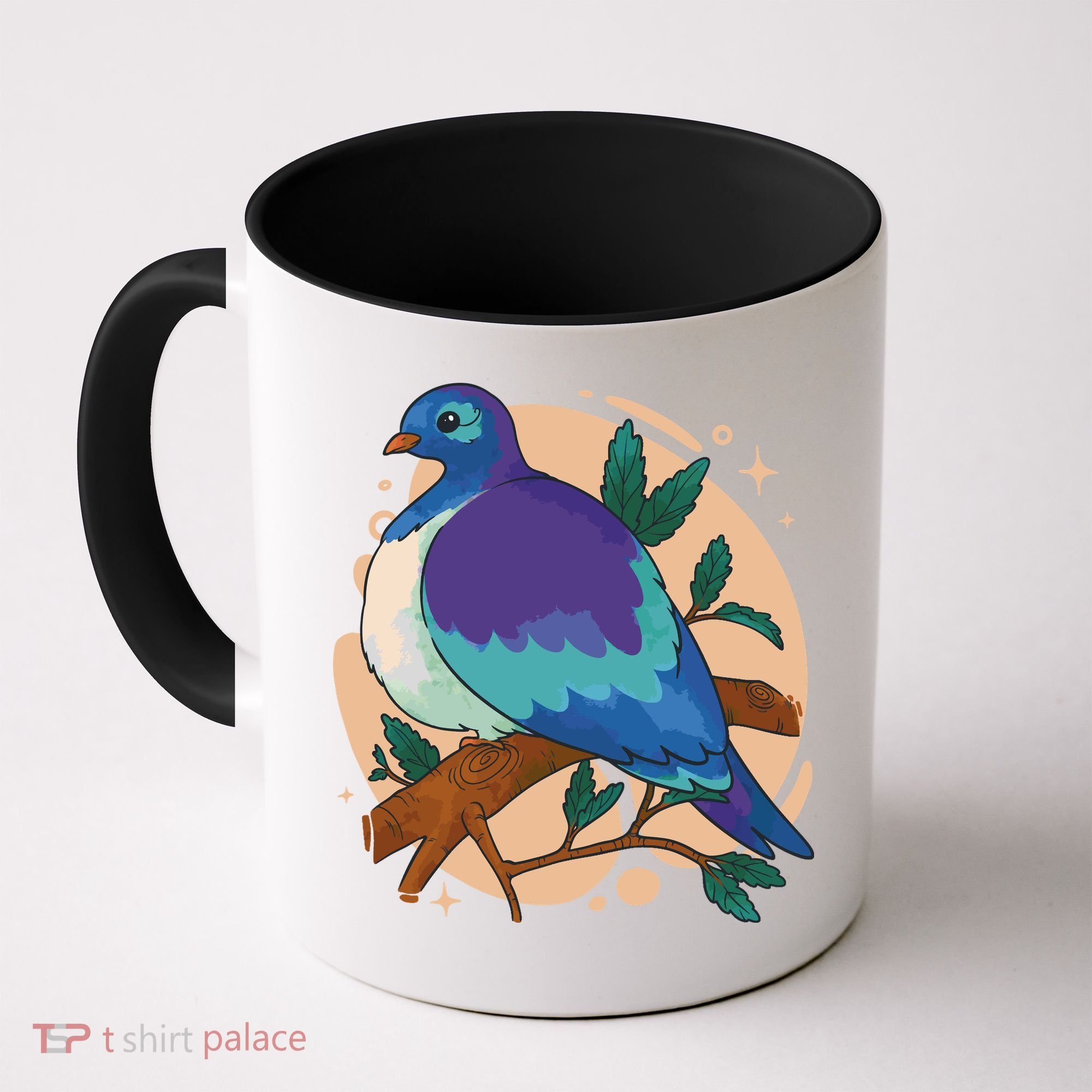 Blue Bird Nature Art Coffee Mug