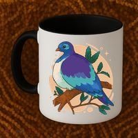 Blue Bird Nature Art Coffee Mug thumb 2