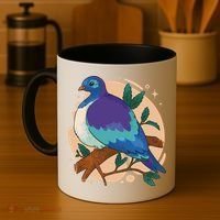 Blue Bird Nature Art Coffee Mug thumb 4