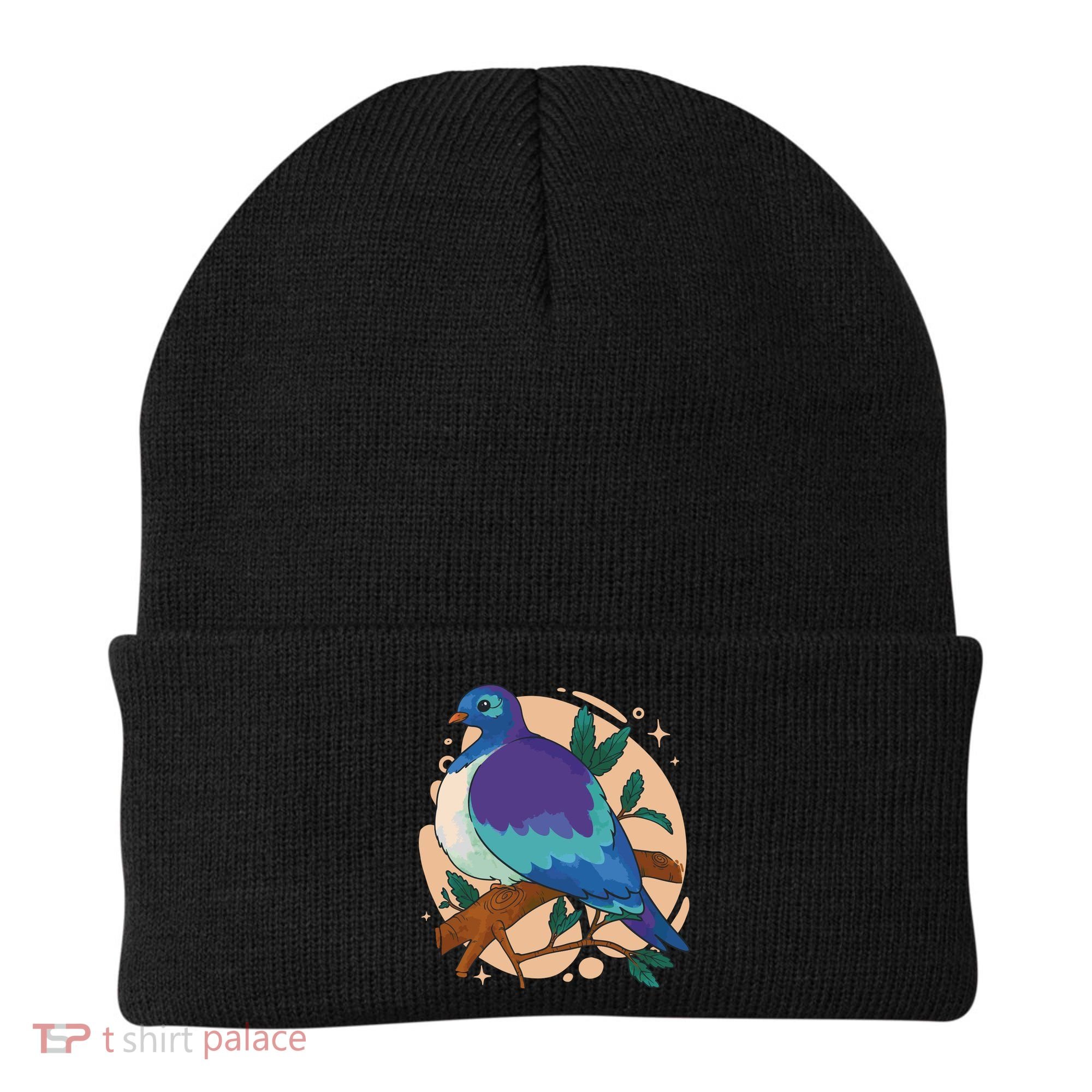 Blue Bird Nature Art Beanie