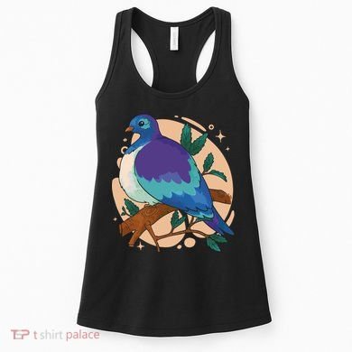 Blue Bird Nature Art Women's Tank Top