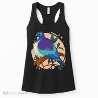 Blue Bird Nature Art Women's Tank Top thumb 0