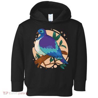 Blue Bird Nature Art Toddler Hoodie