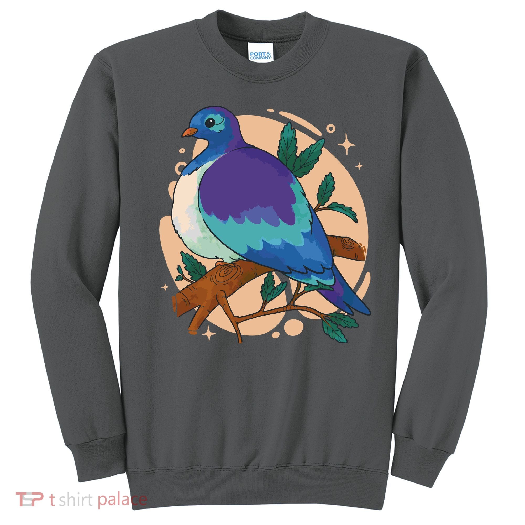Blue Bird Nature Art Sweatshirt