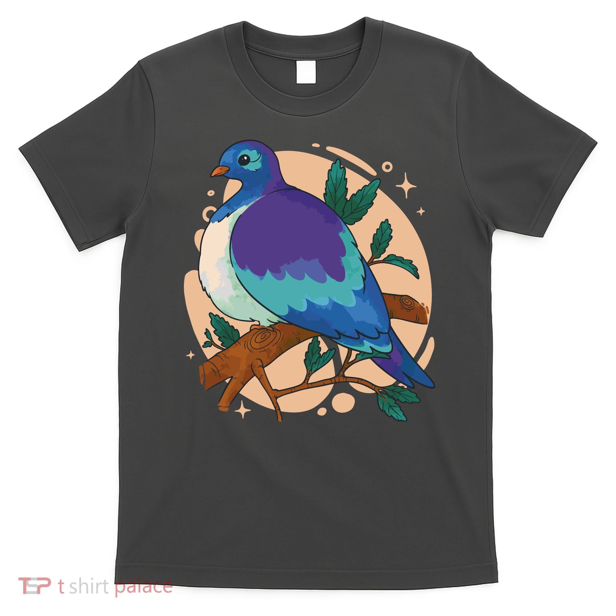 Blue Bird Nature Art T-Shirt