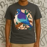 Blue Bird Nature Art T-Shirt thumb 3