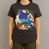 Blue Bird Nature Art T-Shirt thumb 4