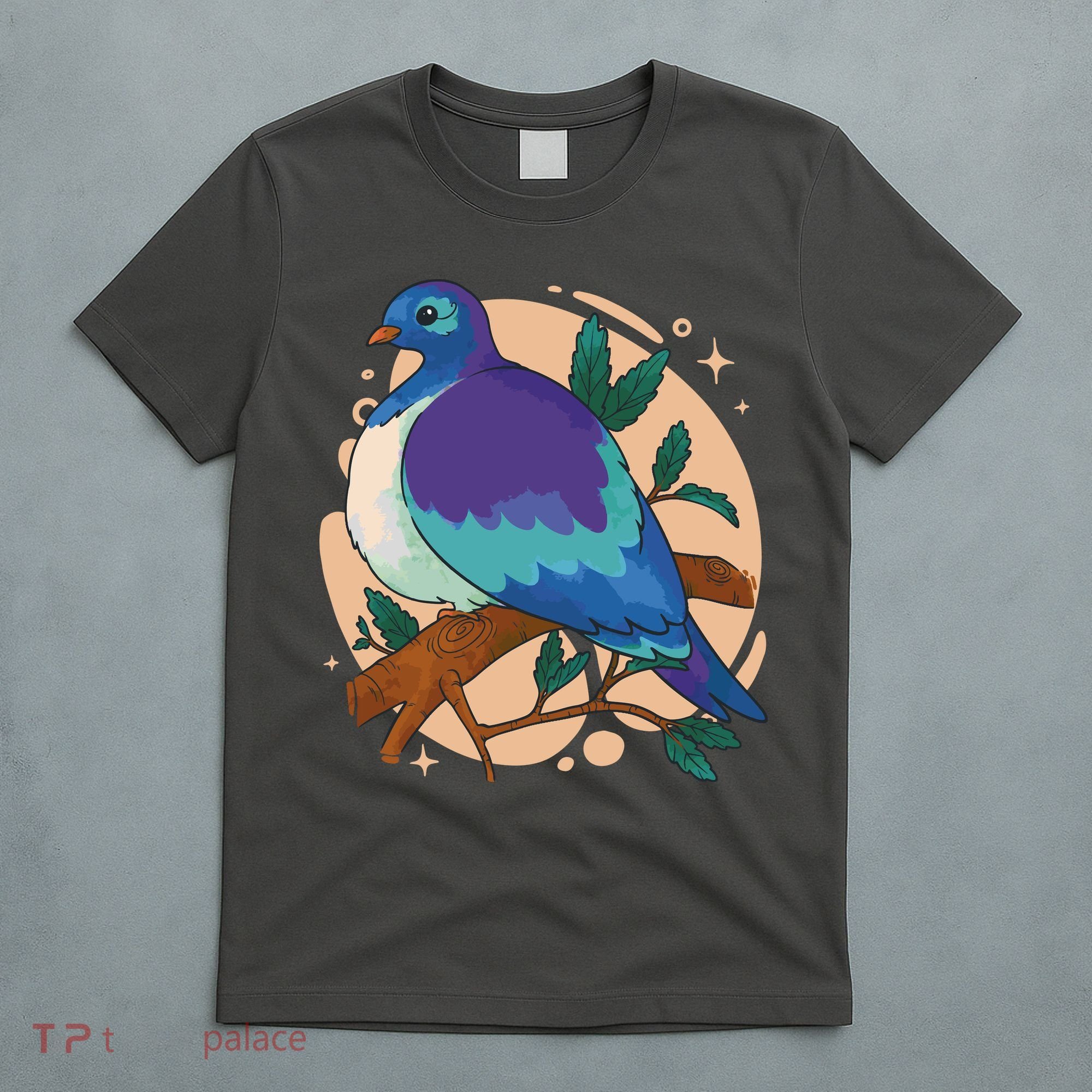Blue Bird Nature Art T-Shirt