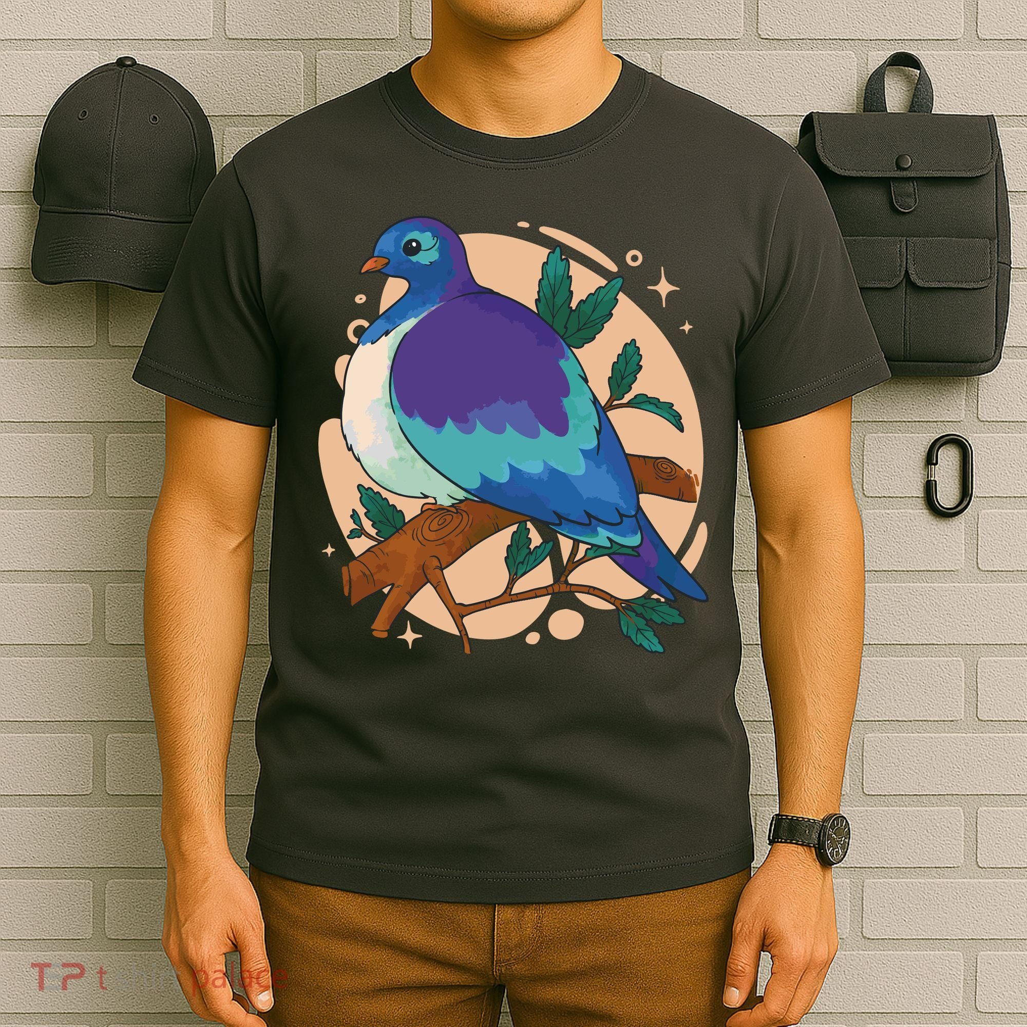 Blue Bird Nature Art T-Shirt