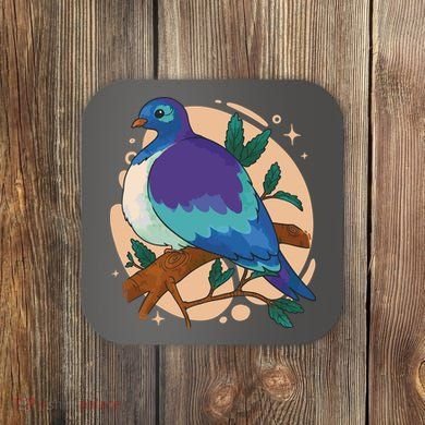 Blue Bird Nature Art Coaster