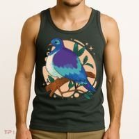 Blue Bird Nature Art Tank Top thumb 3
