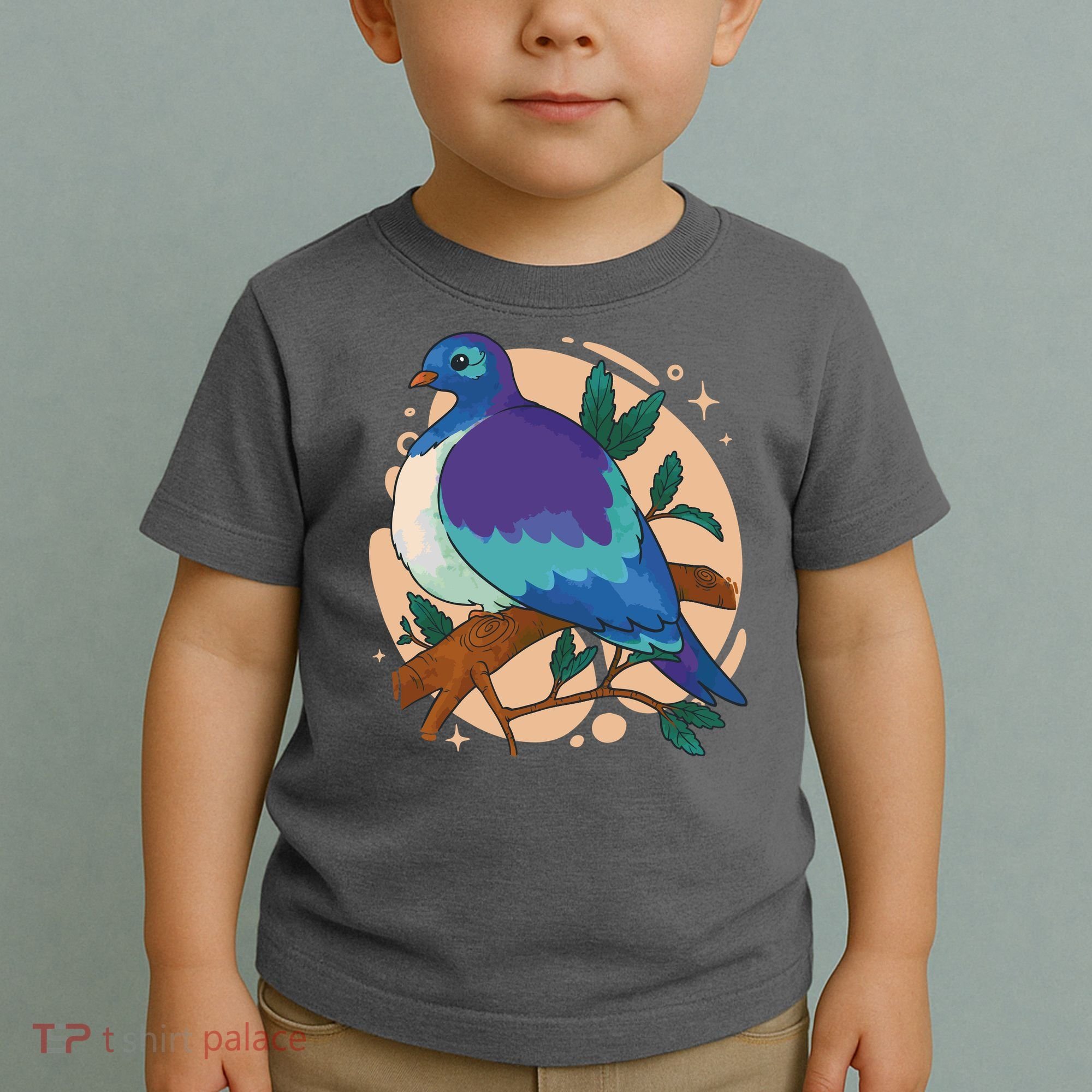 Blue Bird Nature Art Toddler T-Shirt